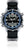 Reloj de buceo Chris Benz con correa negra, bisel azul y números luminosos