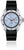 Reloj para hombre con esfera azul y correa de silicona negra