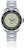 Reloj Chris Benz para hombre: pulsera de metal plateado, esfera verde, índices luminosos