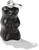 Colgante: oso de cristal negro con ojal plateado (detalle)