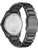 Citizen Promaster Herrenuhr Rückseite mit schwarzer Gehäusekappe und Metallarmband.