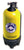 Botella de buceo amarilla con logo AQUALAND y texto CITIZEN