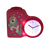 Dunkler Kinderwecker mit Einhorn-Motiv, rundem Ziffernblatt und leuchtendem Display