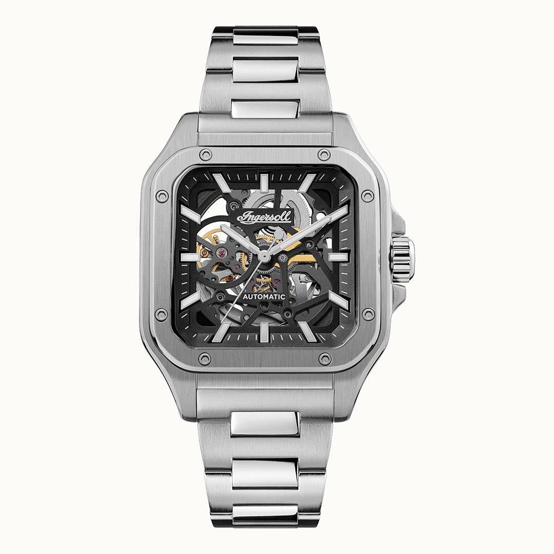 Ingersoll The Ollie I14501 Herrenuhr Schwarz • Automatikwerk • Mineralglas