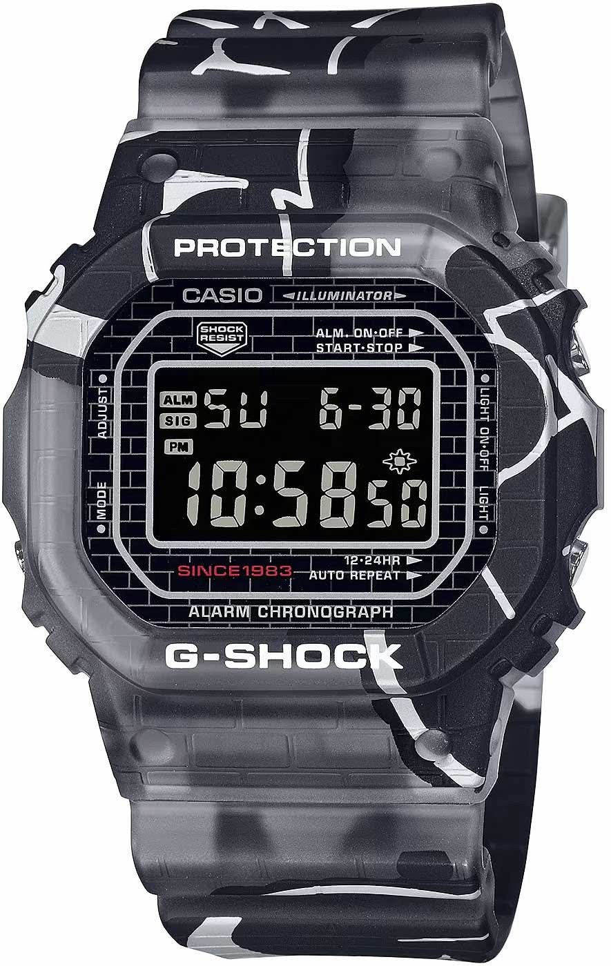 Casio G-Shock - Reloj digital para hombre con pantalla y correa negros