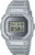 Reloj Casio G-SHOCK con caja metálica gris, pantalla digital y marco protector