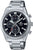 Reloj cronógrafo Casio Edifice para hombre con correa de acero inoxidable y esfera oscura, cristal de zafiro