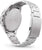Fondo cerrado de acero inoxidable de un reloj de pulsera para hombre
