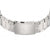 Pulsera de acero inoxidable con cierre y grabado en el reloj de hombre