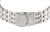 Pulsera de hombre con correa de acero inoxidable y cierre, logo ET en el cierre