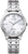 Reloj Citizen para mujer con correa de eslabones de acero inoxidable plateado y esfera plateada