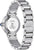 Reloj Citizen Eco-Drive para mujer, correa de acero inoxidable, tapa grabada y protector de corona azul