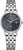 Reloj de mujer con pulsera de acero inoxidable y esfera gris oscuro, cuarzo