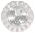 Fondo de reloj con bisel plateado y grabado "EXPEDITION NORTH POLE"