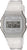 Reloj Casio para mujer con pantalla LCD digital, caja plateada y pulsera de plástico transparente.