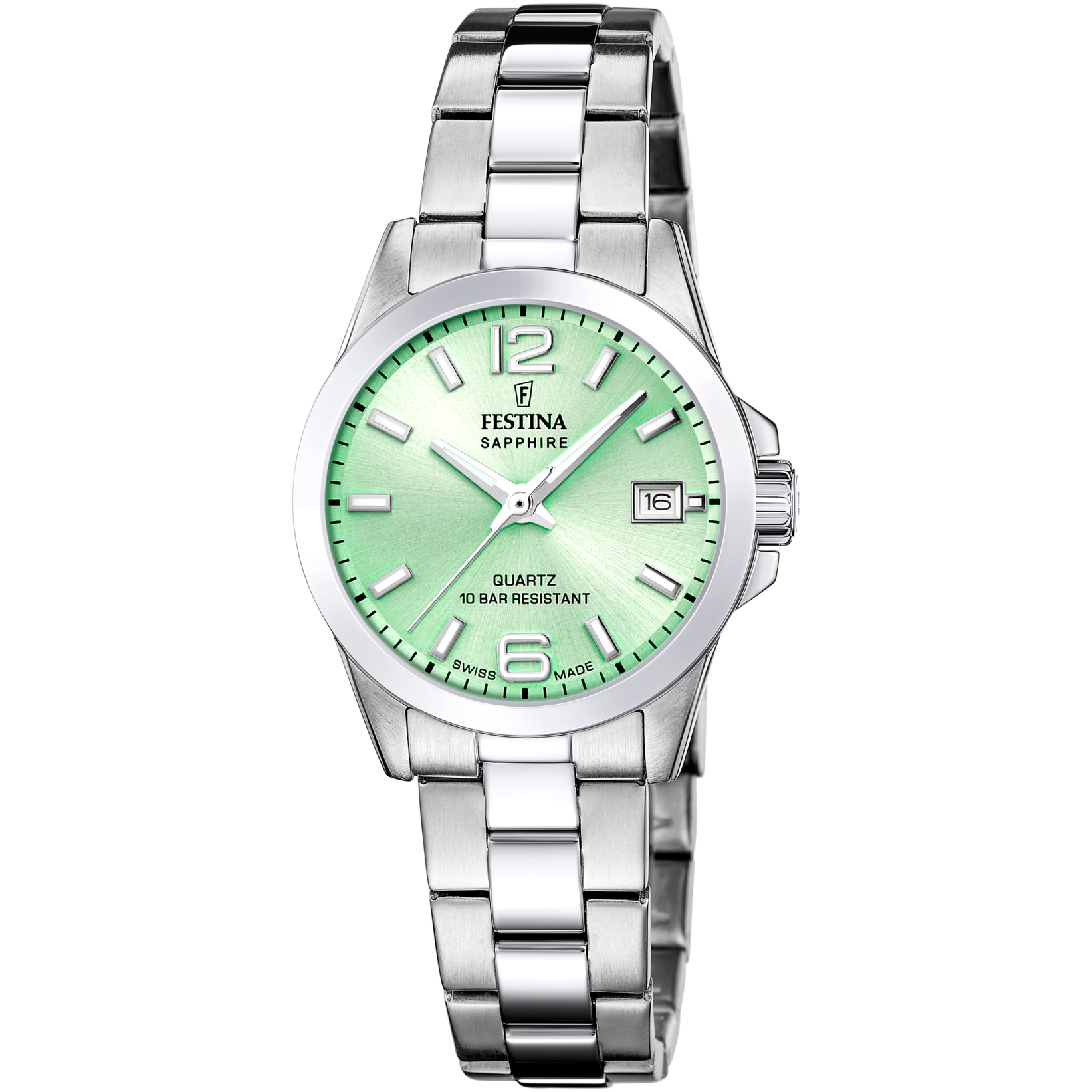 Festina Swiss Made Lady F20049/2 Damenuhr • Edelstahlarmband • Schweizer Qualität