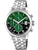 Festina Timeless Chronograph F20374/7 Herrenuhr Schwarz/Grün • Mineralglas • Chronograph