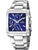 Festina Timeless Chronograph F20423/2 Herrenuhr Blau • Eckiges Edelstahlgehäuse • Mineralglas