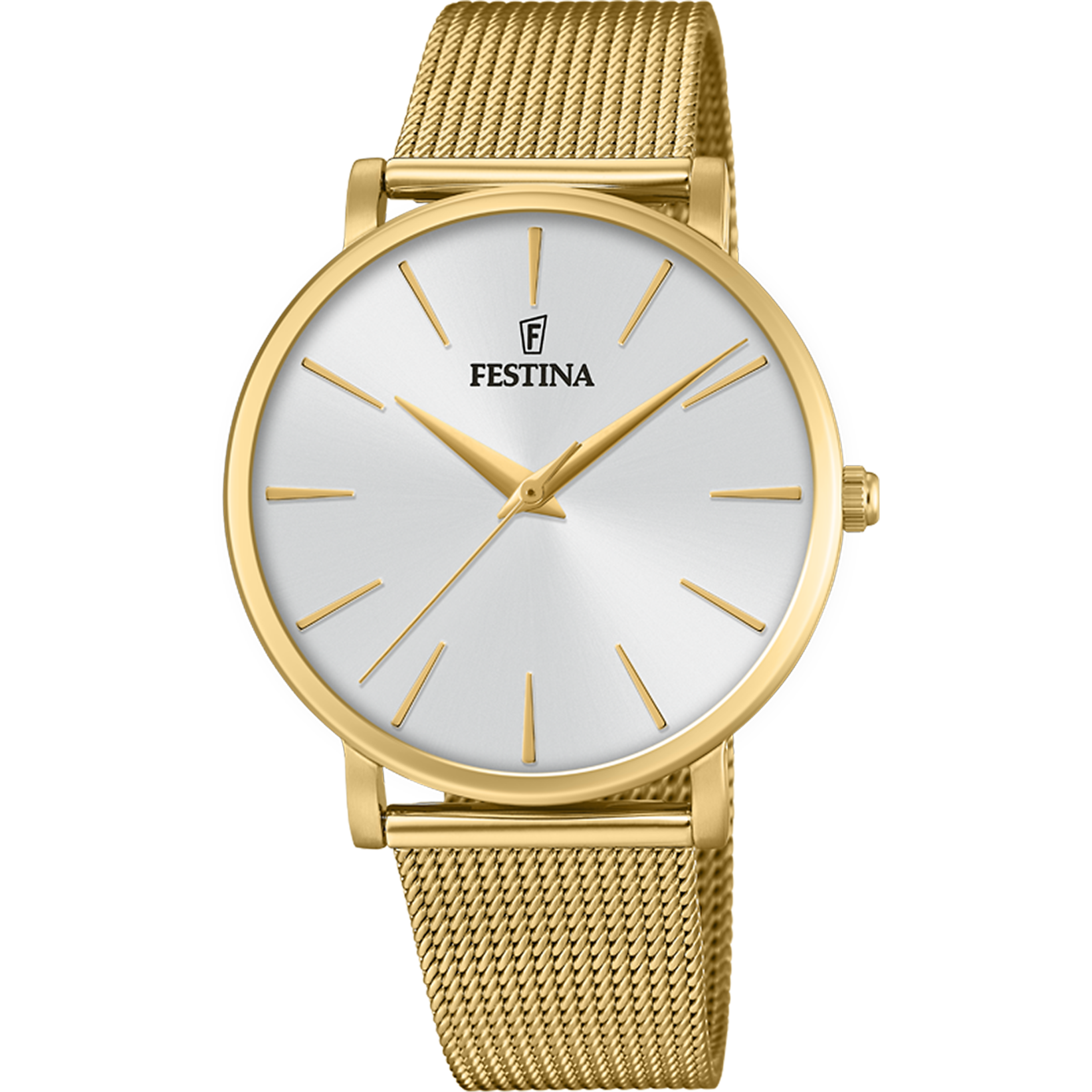 Festina Boyfriend F20476/1 Damenuhr Weiß • Mineralglas • Quarzwerk