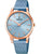 Festina Boyfriend F20507/2 Damenuhr Blau • Blaues Milanaise-Armband • Roségold-Akzente
