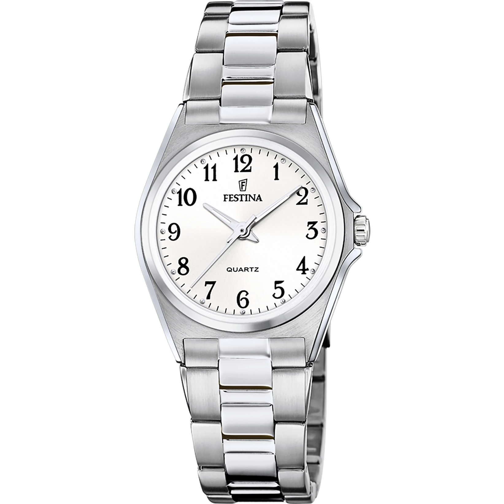 Festina Classics F20553/1 Damenuhr Weiß • Mineralglas • Quarzwerk