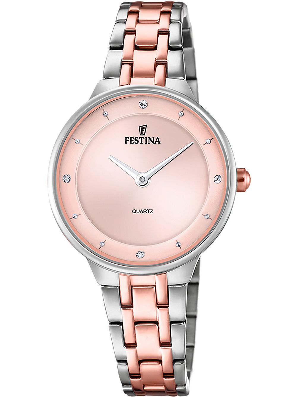 Festina Mademoiselle F20626/2 Damen Armbanduhr Roségold • Mineralglas • Quarzwerk
