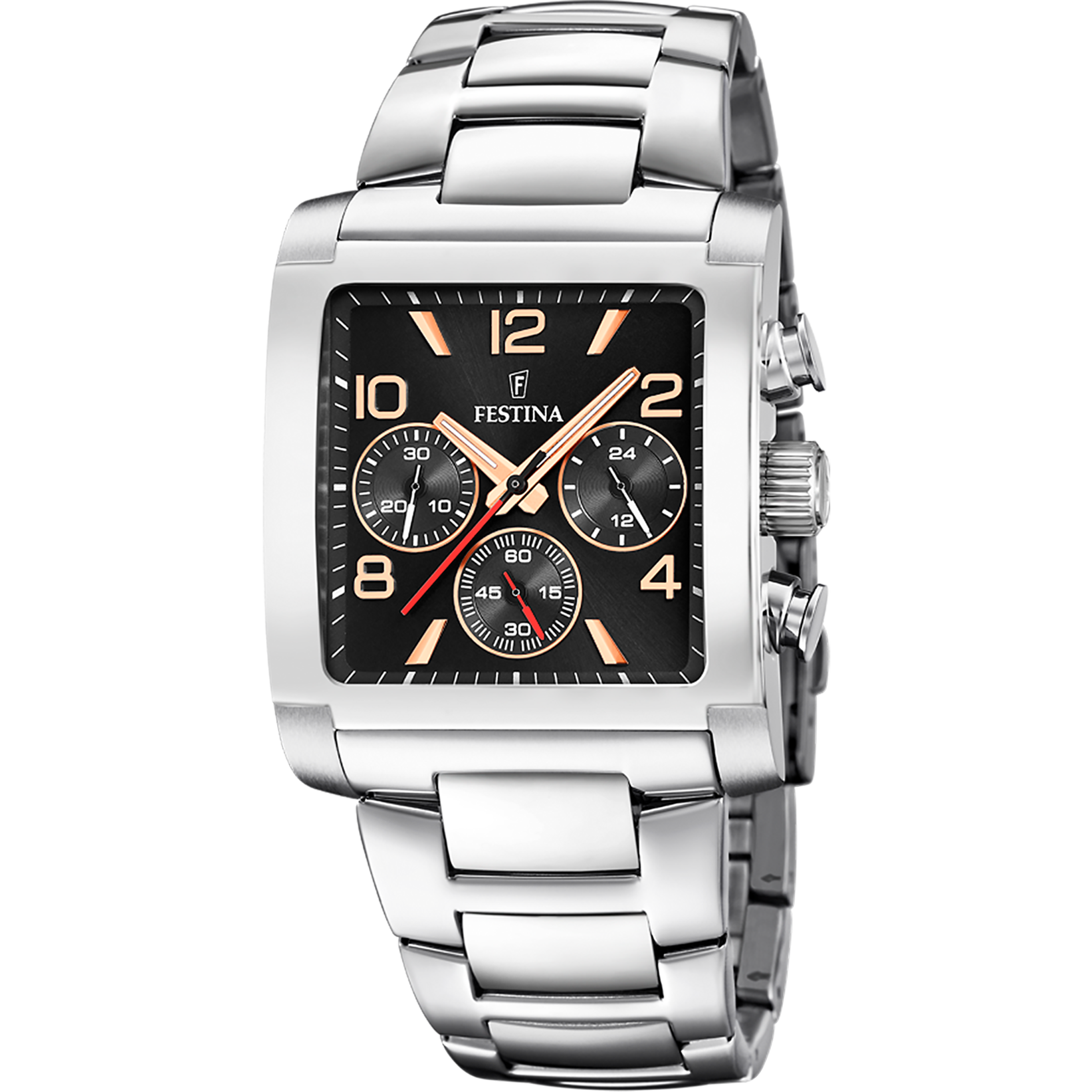 Festina Timeless F20652/4 Herrenuhr • Chronograph • Mineralglas