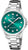 Festina - Reloj de mujer con indicador solar, esfera verde y pulsera de acero inoxidable