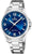 Reloj Festina para mujer con esfera azul y brazalete de metal plateado