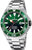 Reloj Festina para hombre con esfera verde, correa de acero inoxidable y bisel giratorio, fecha