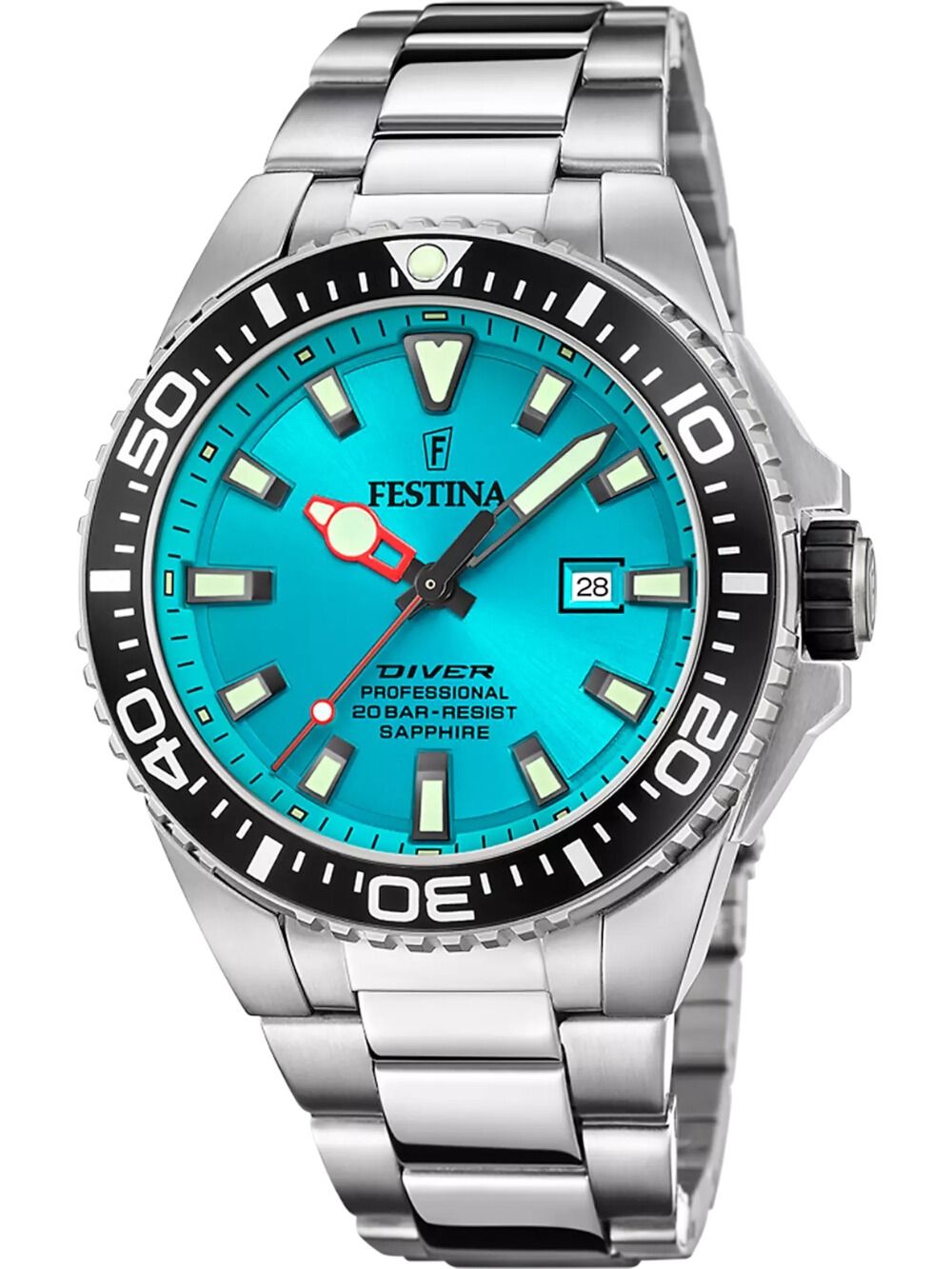 Festina Diver Saphire F20663/5 Herren Armbanduhr Blau • Saphirglas • 20 ATM Taucherwerk