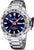 Festina Reloj de buceo para hombre con esfera azul, correa de acero inoxidable y cristal de zafiro