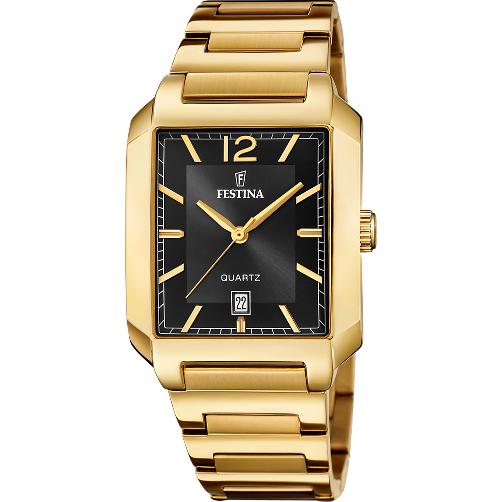 Festina On the Square F20678/4 Herren • Quarzwerk • Eckiges Gehäuse