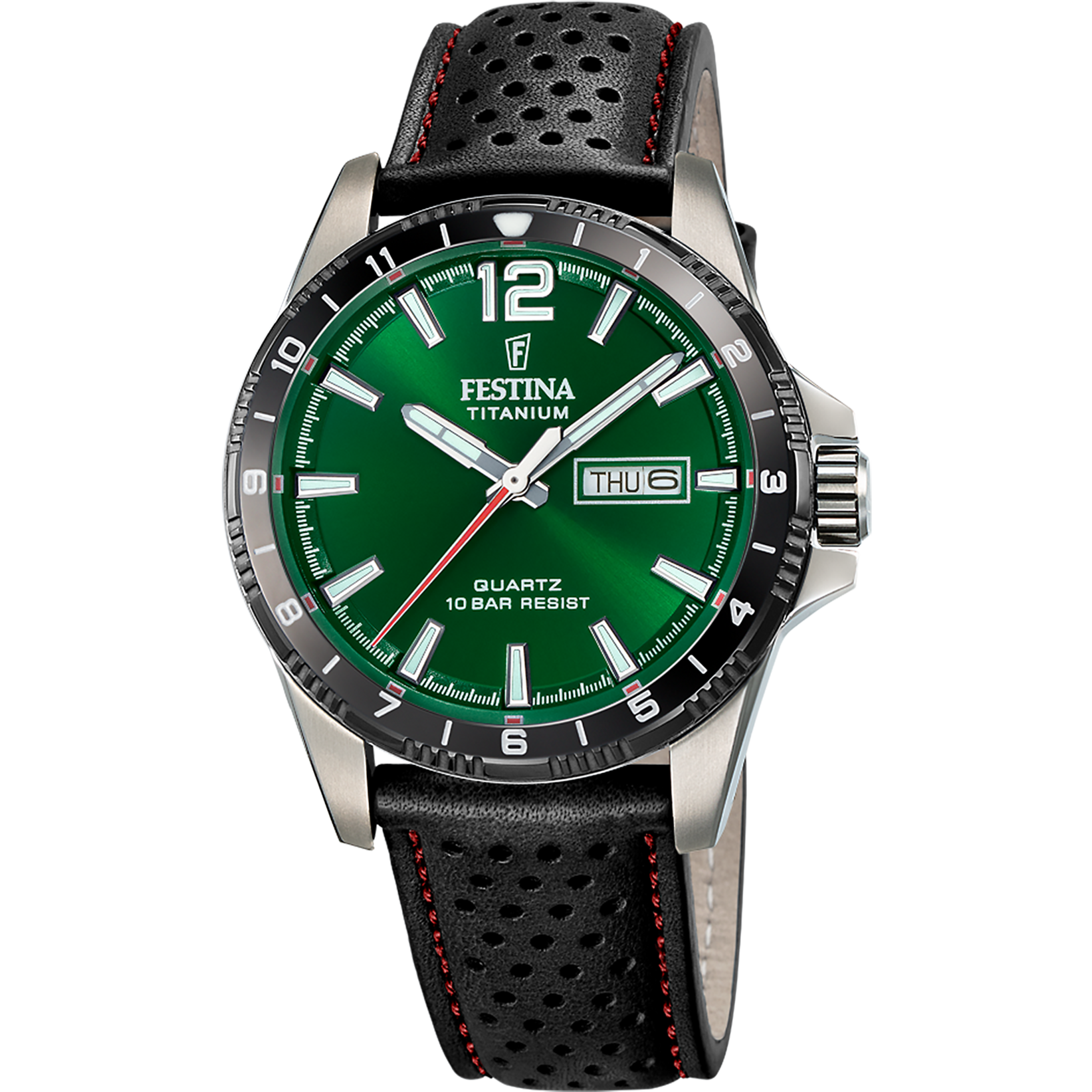 Festina F20699/3 Herrenuhr Quarz Titan • 10 ATM • 43 mm Titangehäuse