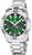 Reloj Festina para hombre con esfera verde, subesferas de cronógrafo y brazalete de acero