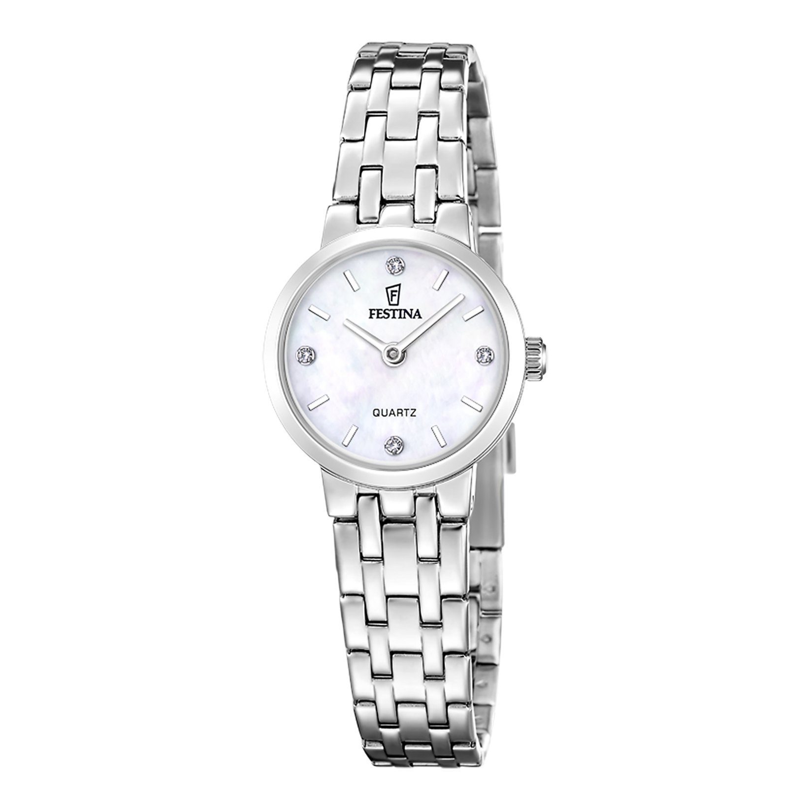 Festina Mademoiselle F20746/1 Damen Armbanduhr • Quarzwerk • Perlmutt-Zifferblatt