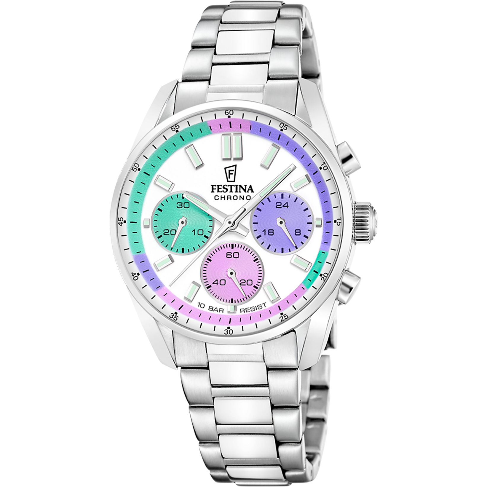 Festina Boyfriend F20753/5 Damen • Chronograph • Mineralglas
