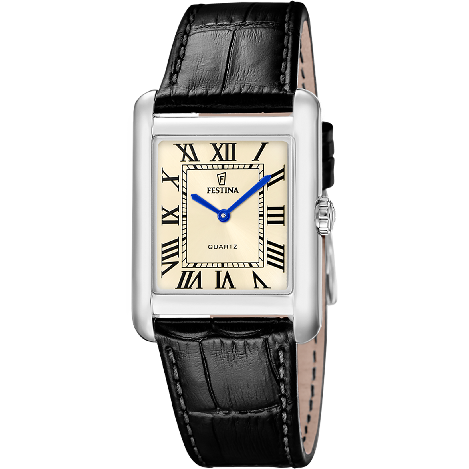 Festina On The Square F20771/2 Herren • Rechteckiges Edelstahlgehäuse • Quarzwerk MIYOTA