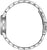 Reloj de mujer con caja y pulsera de acero inoxidable, vista lateral