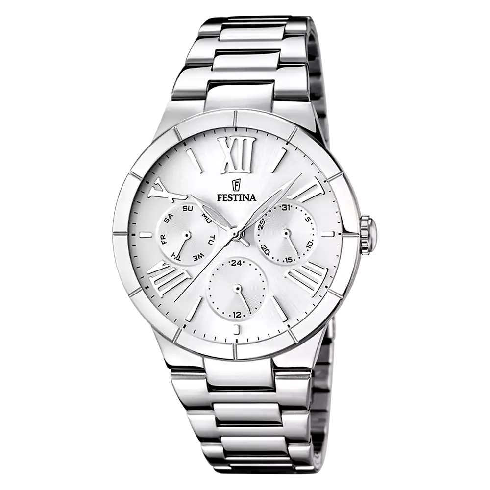 Festina Boyfriend F16716/1 Dam • Mineralglas • Multifunktion med Kalender