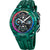 Festina Chrono Bike reloj de hombre, correa verde, esfera negra de lado