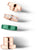 Charm de acero inoxidable con esmalte verde, anillo en tono oro rosa y circonita