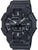 Reloj de pulsera para hombre con pantalla digital negra, caja y correa de plástico oscuro