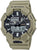 Casio G-Shock - Reloj para hombre con caja beige, pantalla digital redonda y elementos distintivos de cronógrafo