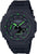 Casio G-Shock Reloj para Hombre GA-2100-1A3ER, Correa de Resina Negra, Pantalla Digital Verde