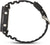 Vista de perfil Casio G-Shock: bisel negro, corona plateada, hebilla de pasador