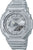 Reloj de pulsera para hombre con caja gris y correa de caucho, esfera octogonal