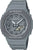 Reloj Casio G-Shock para hombre con correa de plástico gris, pantalla analógica y digital