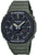 Reloj Casio G-Shock para hombre con correa de resina verde oscuro y esfera negra