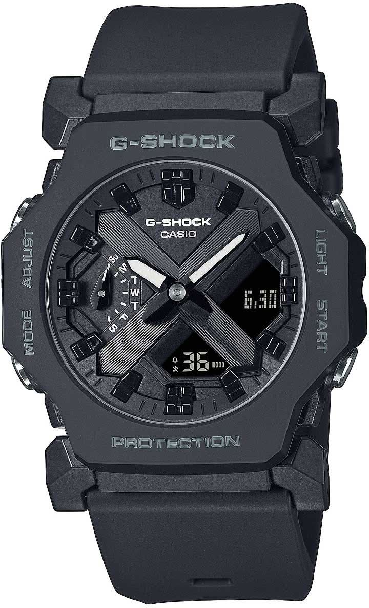 Reloj Casio G-Shock para hombre con esfera negra y correa de caucho